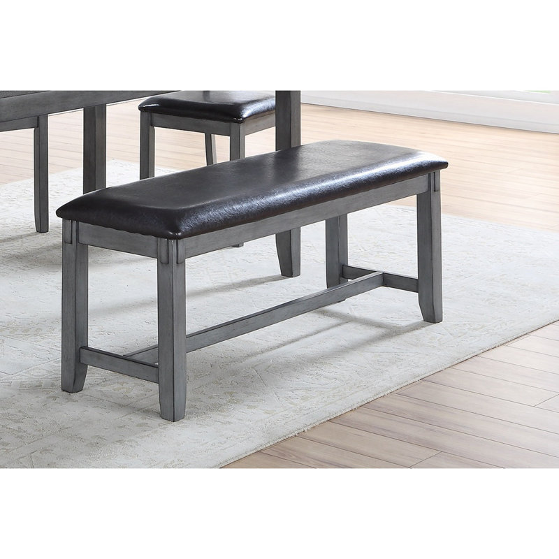 Ensemble repas 6 personnes Donahue, Gris / Noir, Gris / Noir