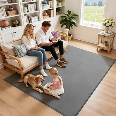 Silky Soft Faux Rabbit Fur Area Rug