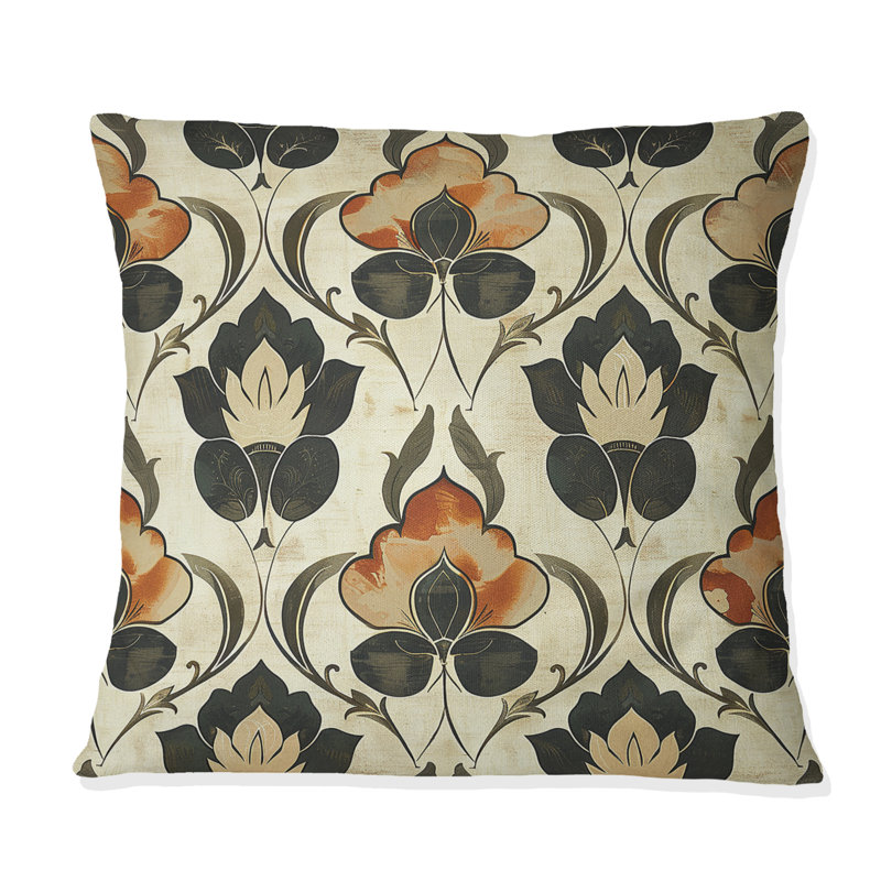 Coussin Brown, H 16 po x l 16 po