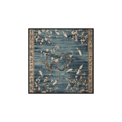Machine Washable Gray Area Rug