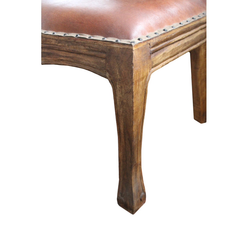 Fauteuil de 21 po Alleyn, Similicuir arra pâle