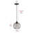 1-Light Dimmable Kitchen Island Glass Pendant Light-1217365675