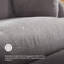 Fauteuil oscillant pivotant Falda