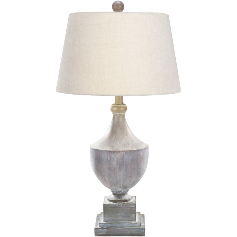 Poiret Metal Table Lamp, Gray Washed