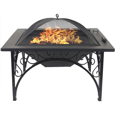 Mccaw Square Steel Fire Pit