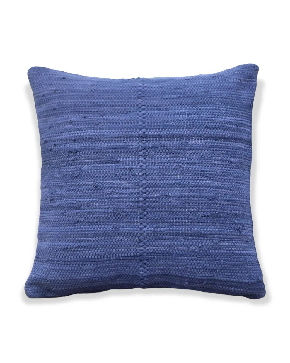 Cotton Pillow Cover, Marine Blue, Square 20"
