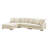Aubriel Corduroy L-Shaped Sectional-1272993074