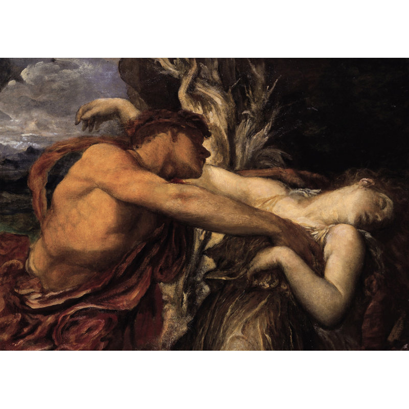 Orphée et Eurydice, H 17 po x l 24 po