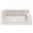 Full Size Daybed With Trundle,L-Shaped Storage Shelves And Desk,Wood Corner Bed With LED-912975452
