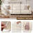 Beige Full Grain Leather Power Reclining Sofa Couch with Dual Motor, Modern 3 Seat Recliner Sectional Sofa with Console and USB Ports for Living room Bedroom-484369058
