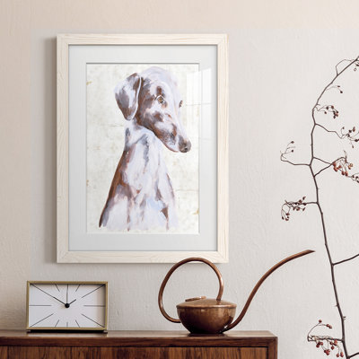 " Sitting Dog II " Painting Print