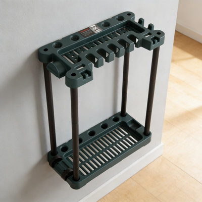 Garden Tool Organizer Rack - Store Up To 40 Yard Tools, Indoor/Outdoor Use
