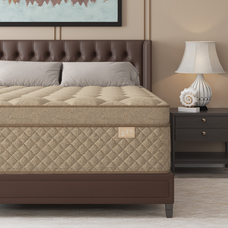 14'' Medium-Firm Hybrid Mattress in a Box – Cooling Gel Memory Foam & Individually Pocket Springs, Motion Isolation, Pressure Relief & Reinforced Edge Support