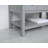 42 " W Freestanding Standard Free Standing Single Double Single Vanity Bathroom Vanity With Genuine Marble Top-1320894981