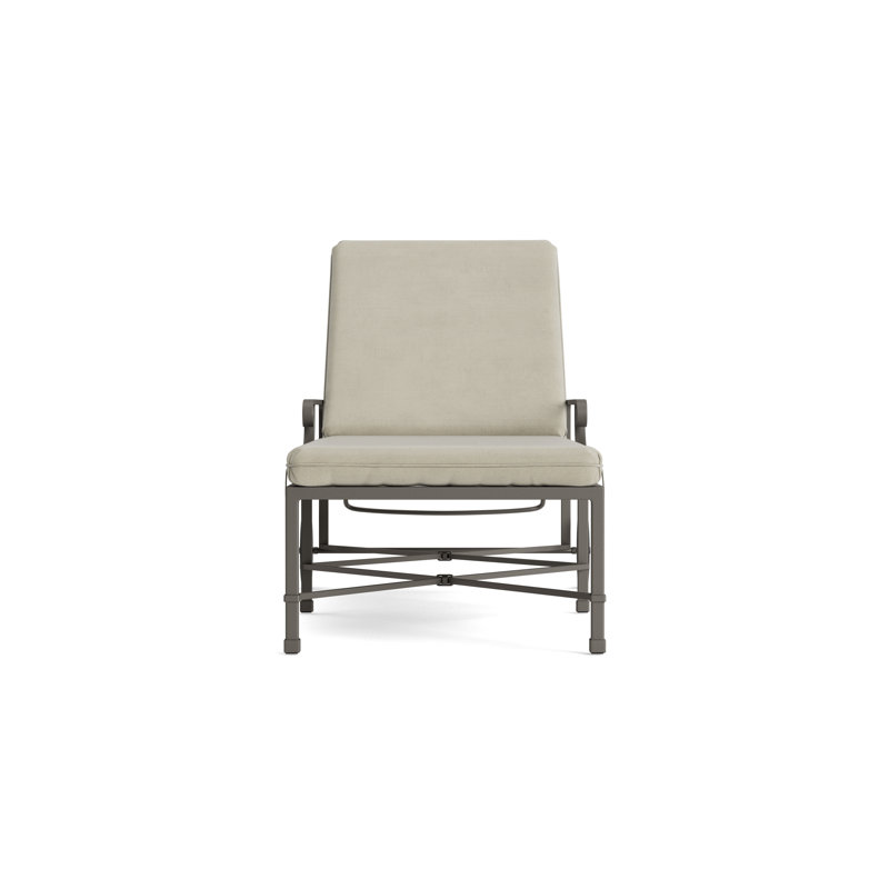 Venetian Outdoor Chaise Lounge, Fusion Natural, Mica