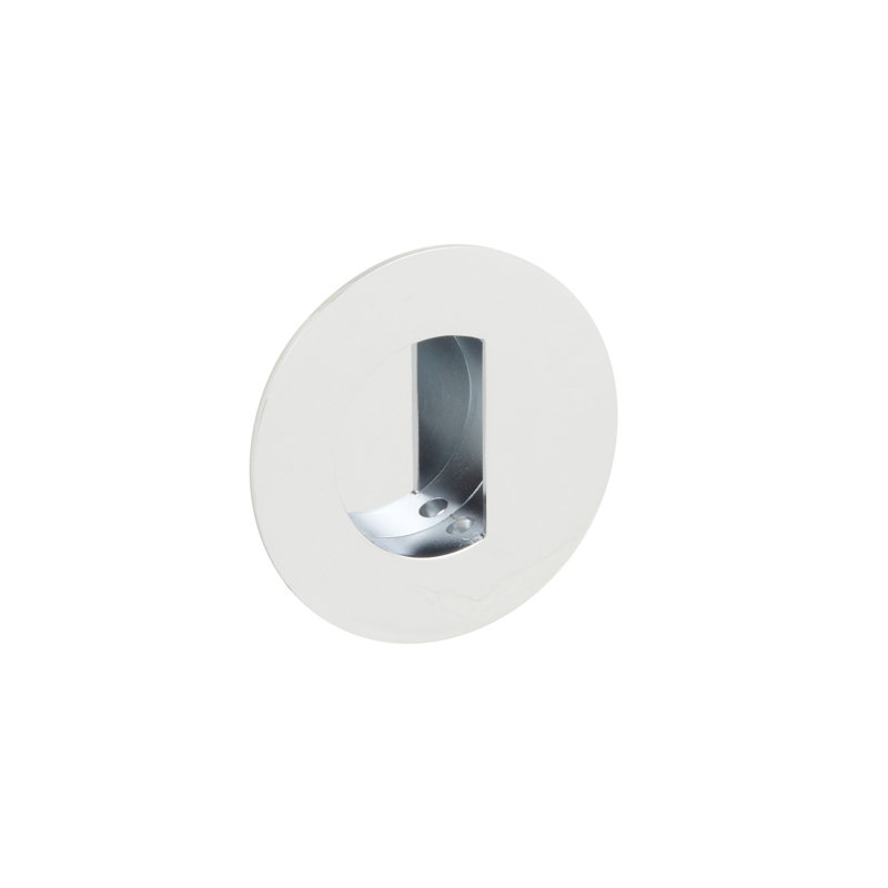 Poignée de porte ronde Emtek, Chrome poli