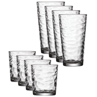 Hidayaah 16.907oz. 100% Glass Drinking Glass Set