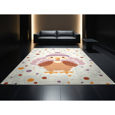 Tapis abstrait moderne et contemporain Bucktown Thanksgiving