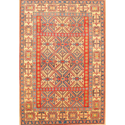 Kazak Wool Southwestern Area Rug
