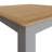 Daris 80cm Square Dining Table. Solid Oak.-1256521085