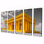 Ensemble de salon mural jaune et gris Lincoln Monument-1525853008