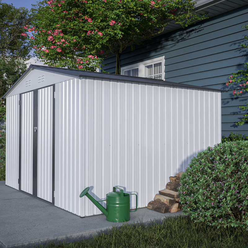 Remise de rangement extérieure, H 76,2 po x l 119 po x P 98,3 po