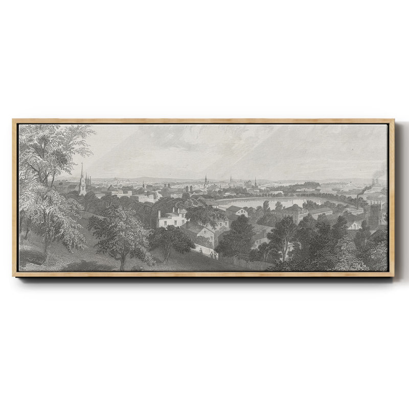 Ville de Providence, H 12 po x l 30 po x P 1,5 po, Naturel