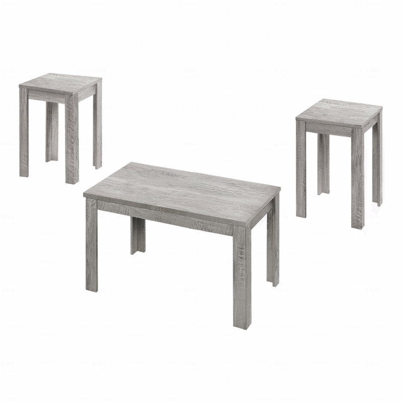 Ensemble de table, ensemble 3 pièces, café, bout, côté, accent, stratifié, transitionnel