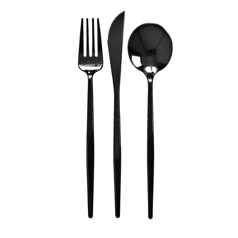 Ensemble de couverts jetables en plastique épais Ruggles