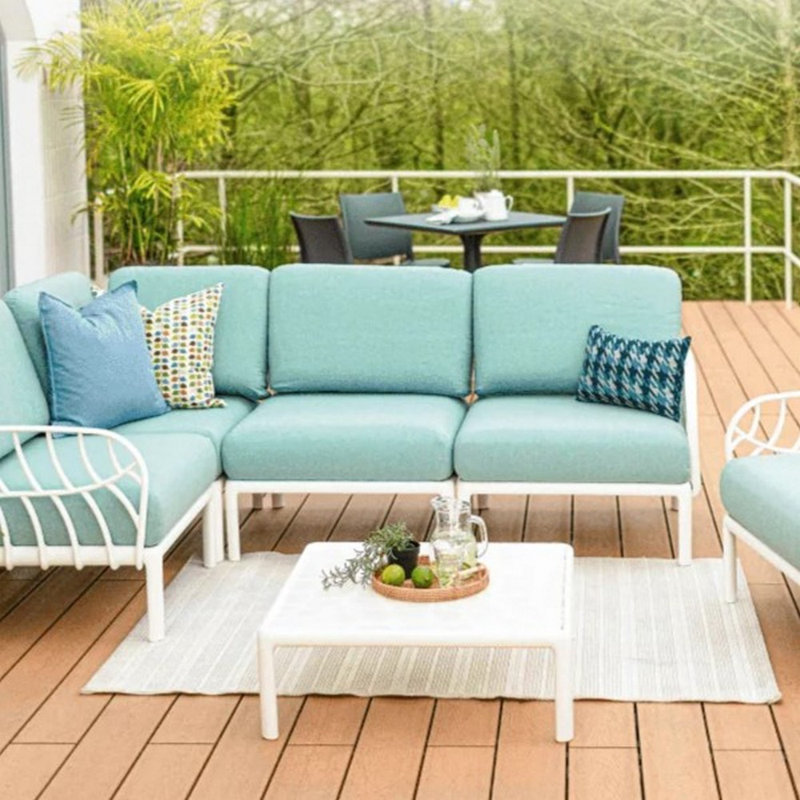 Chaise de patio Laurel, Blanc