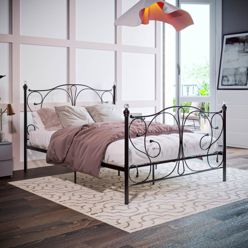 Blount Bed, Black, Double (4'6)