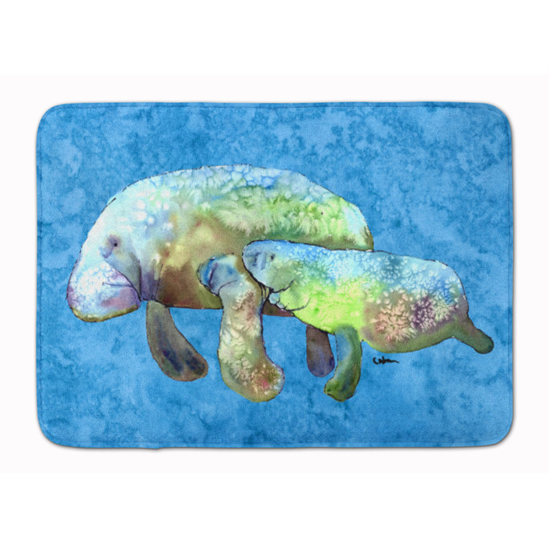 Tollette Memory Foam Non-Slip Bath Rug
