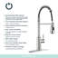 Blue Elephant Pull Down Kitchen Faucet-679103188