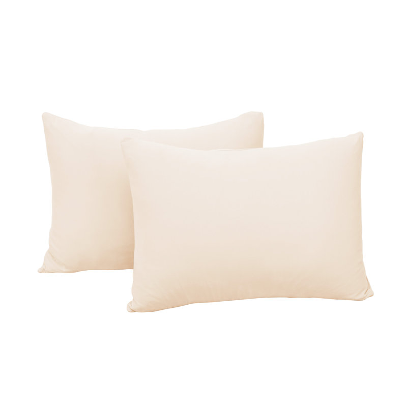 Stretch Jersey Knit Pillowcases With Envelope Closure, Blush Pink, Queen Pillow Case