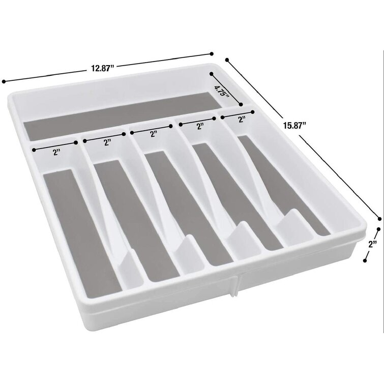 Expandable Cutlery Drawer Organizer, Flatware Drawer Tray for Silverware,  Serving Utensils, Multi-Purpose Storage for Kitchen, Office, Bathroom  Supplies 