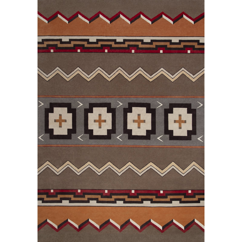 Mesa Wool Southwestern Area Rug, Rectangle 9' x 12'