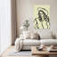 Modern Cowgirl Line Elegant Minimalist Modern Portrait Wall Art Print 1 Piece Wrapped Canvas Wall Art-1509951425