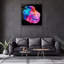 Superbe peinture décorative en verre trempé de 31,5 po x 31,5 po | 100% verre trempé, épaisseur: 0,16 pouce | Imprimé UV pour des couleurs éclatantes et une durabilité | Décoration murale parfaite pour le salon, la chambre à coucher ou le bureau, design élégant et moderne-2061141066