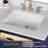 42'' Single Bathroom Vanity with Drawer, Shelf, Outlet, and Engineered Marble Top-70208315-70208319