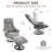 010-Ergonomic Recliner Chair With Ottoman-667570396