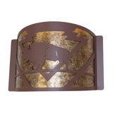 Lone Buffalo 4 - Light Flush Mounted Sconce