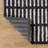 Bohemian Stripe Lines Shag Rug – Anthracite Dark Gray – Medium Pile, Textured, Easy To Clean-1889367693