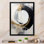 New Balance Dreams, abstrait or et noir I - Décoration murale peinture abstraite