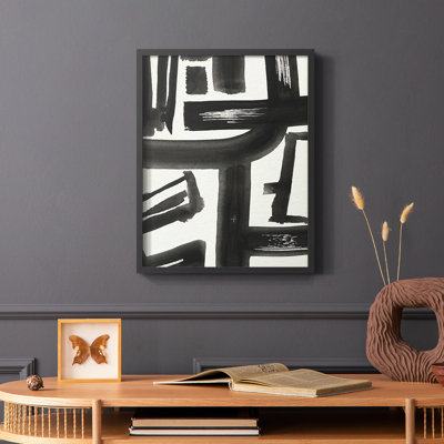 «Inkwell Intersect II», reproduction encadrée - bois massif