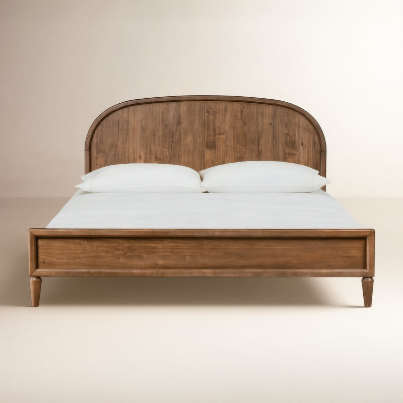 Langley Solid Wood Platform Bed, King