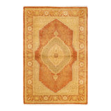 Classic One-of-a-Kind 4' 2" X 6' 2" Hand Knotted Area Rug