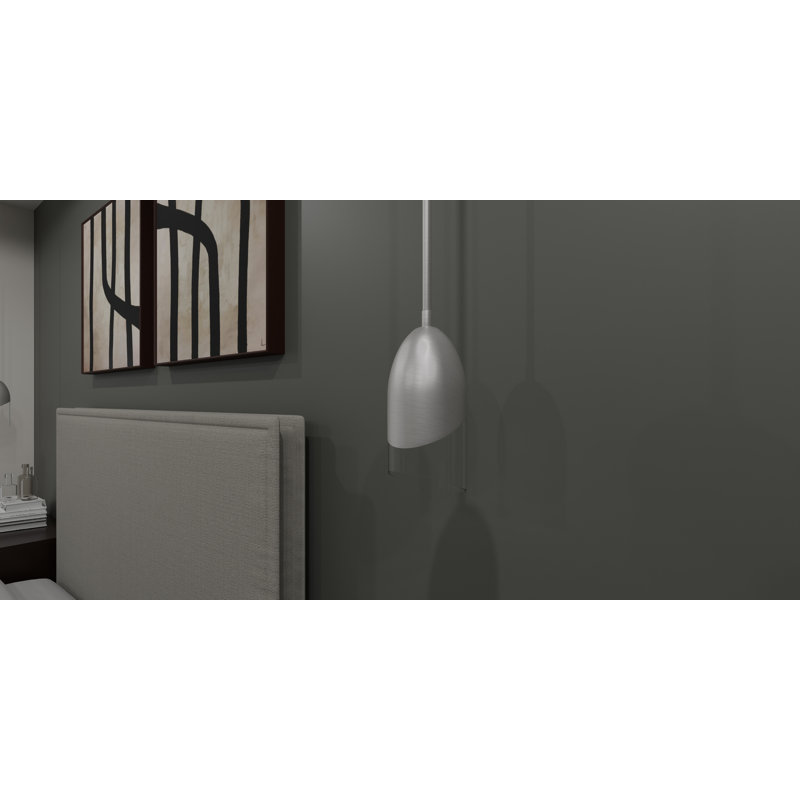 Gobles 1 - Light Bell Pendant, Brushed Nickel