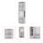 5 Large Shelves Corner Bar Cabinet-1482440764