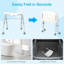 Height Adjustable Folding Portable Shower Seat