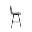 Tabouret de comptoir pivotant en similicuir
